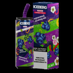 Электронная сигарета ICEBERG XXL 6000 Черничный лимонад лёд